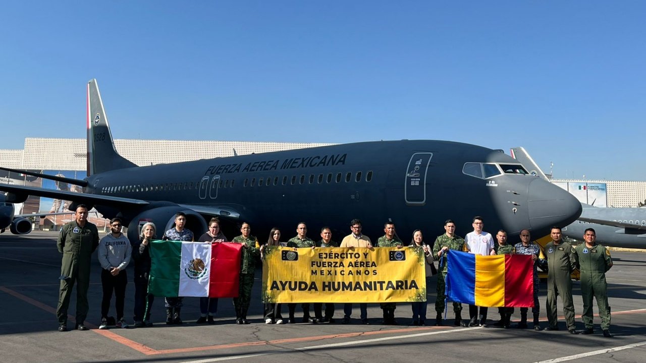 63 mexicanos regresarán de Ucrania a México en segundo vuelo de la FAM