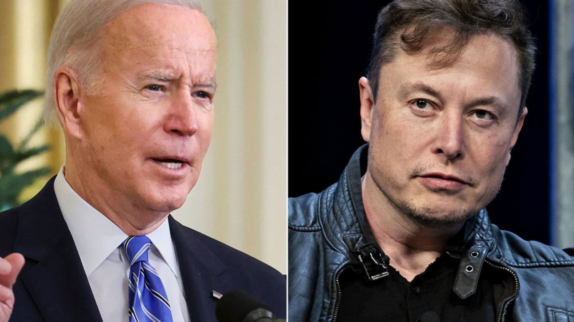 Arremete Musk contra Biden￼