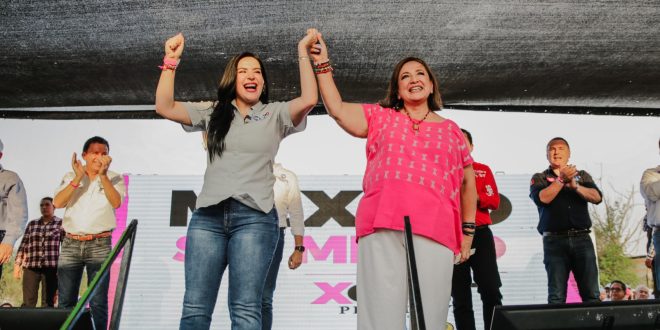 Xóchitl Gálvez y Yahleel Abdala van por un México próspero, en paz y unido