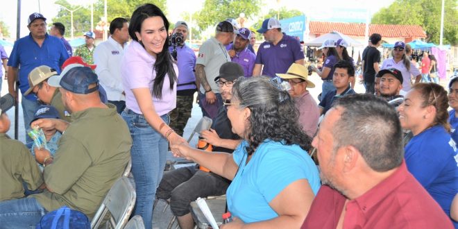 Llevará Yahleel Abdala el agua potable a los hogares del ejido Morelos