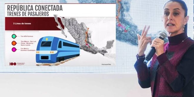 Será obra insignia tren de pasajeros a Nuevo Laredo Ciudad de México