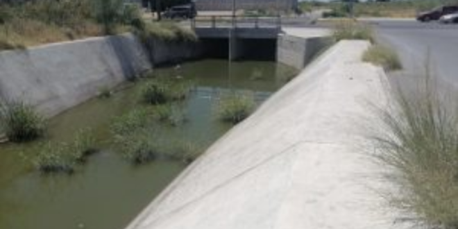 Nuevo canal pluvial en Nuevo Laredo se convierte en foco de infección y riesgo para la salud pública