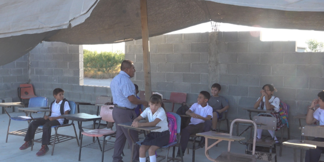 La farsa del apoyo educativo en Nuevo Laredo: La realidad de una escuela en condiciones deplorables