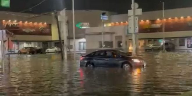 Lluvias causan estragos en Nuevo Laredo: Un hombre muere ahogado y la ciudad se inunda