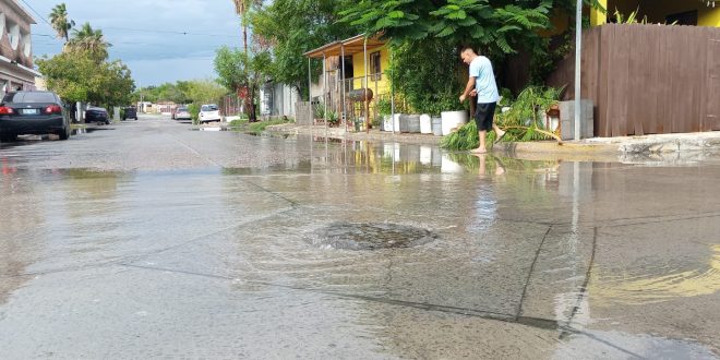 Pone en riesgo brote de aguas negras a las familias de Nuevo Laredo