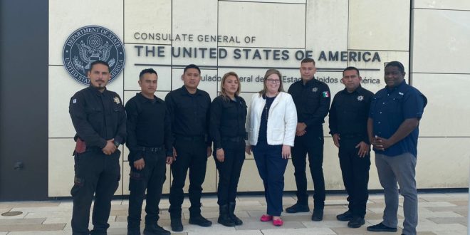 Consulado de EE.UU. en Matamoros entrega reconocimiento a la Guardia Estatal