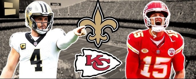 Enfrenta Chiefs a Saints en el Monday Night Football