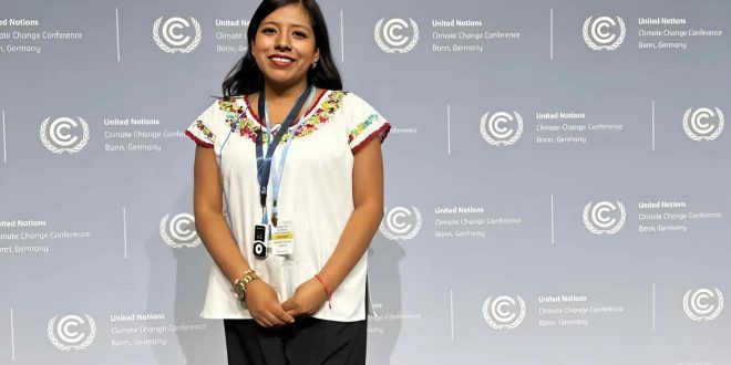 Betzabeth la joven zapoteca que lucha por el clima