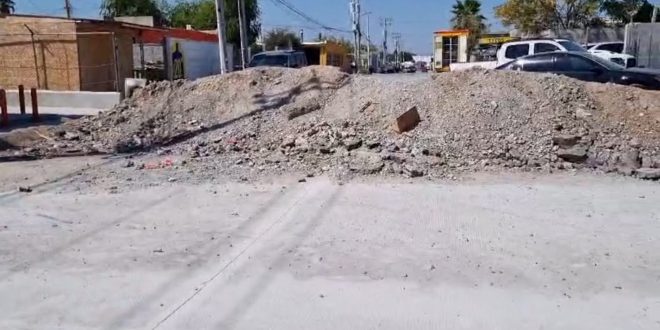 Abandono de obras en Nuevo Laredo: Ciudadanos afectados por inacción municipal