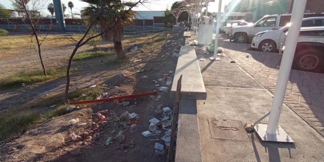 Descuidado y abandonado el Parque Morelos por el Gobierno Municipal