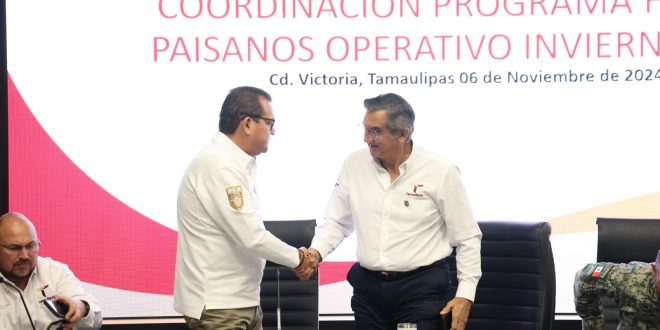 Prepara Tamaulipas programa Héroes Paisanos, Invierno 2024