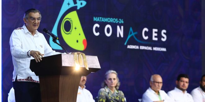 Inaugura gobernador Américo Villarreal Congreso Nacional de Actividades Espaciales 2024