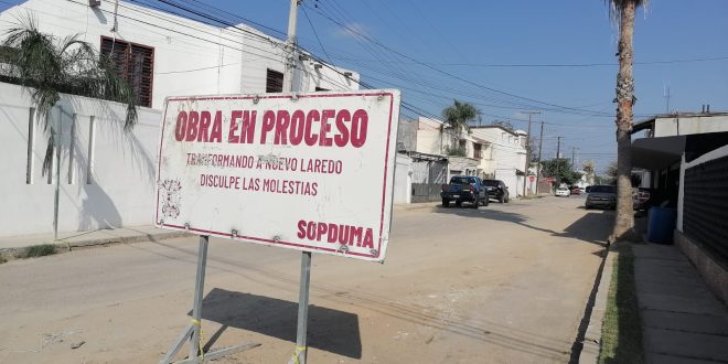 Obras paralizadas en Nuevo Laredo: A pesar de millonaria inversión, las calles siguen bloqueadas y abandonadas