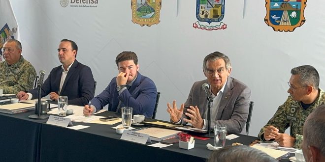 Fortalecen Tamaulipas, Nuevo León y Coahuila acciones de seguridad