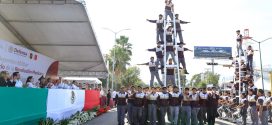 Encabeza Américo Villarreal desfile por el 114 Aniversario de la Revolución